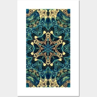 Mandala Fractal Star Posters and Art